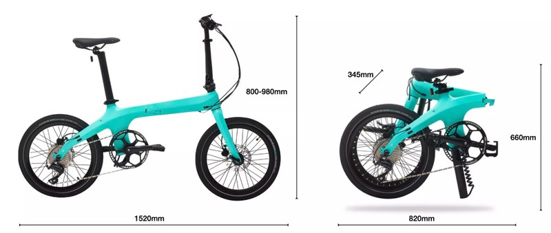 20 inch folding electric bike lightweight e bicycle 4